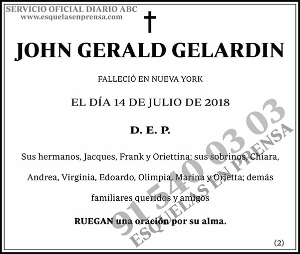 John Gerald Gelardin